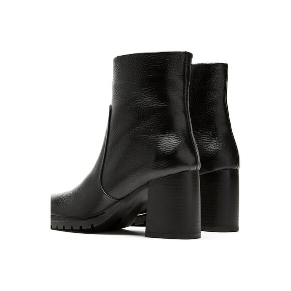 🆕 LA CANADIENNE Livon City Dry Waterproof Platform Leather Bootie 9 Black - Picture 7 of 16